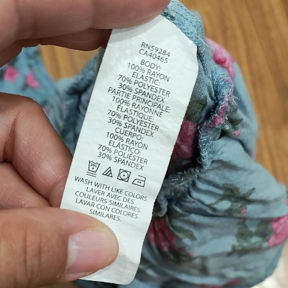 The Children's Place Blue and Pink Floral Dress - Picture 3 of 5